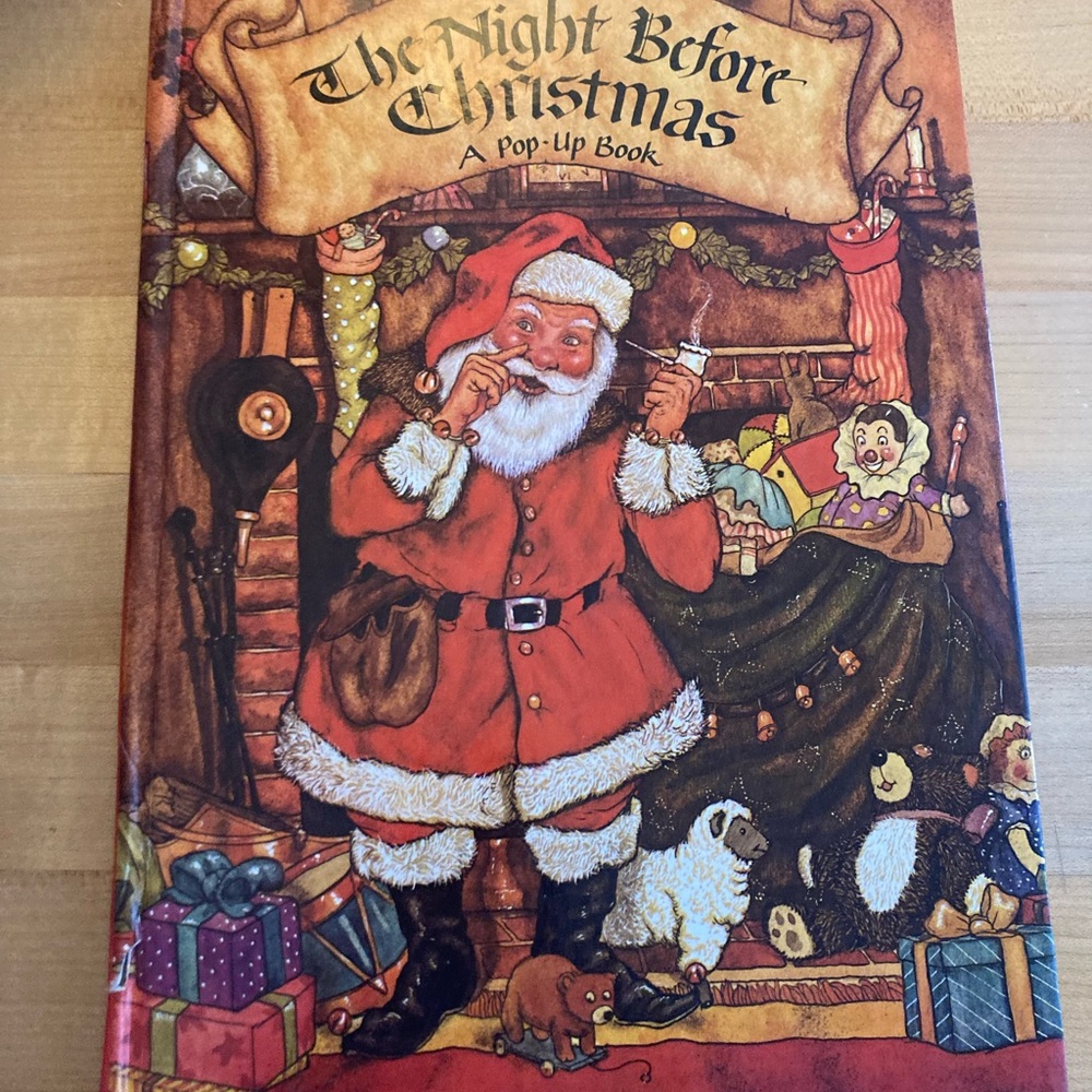 “NIGHT BEFORE CHRISTMAS” vintage hardcover 1981